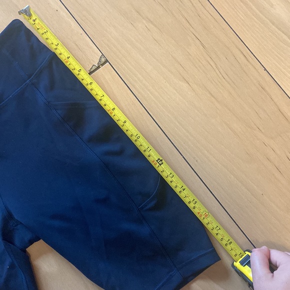 Lululemon Navy Blue Biking Shorts with Pockets - Picture 6 of 7